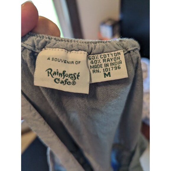 Rainforest Cafe Womens Blue & Purple Medium Tank Dress With Embellished Detail - Picture 2 of 3